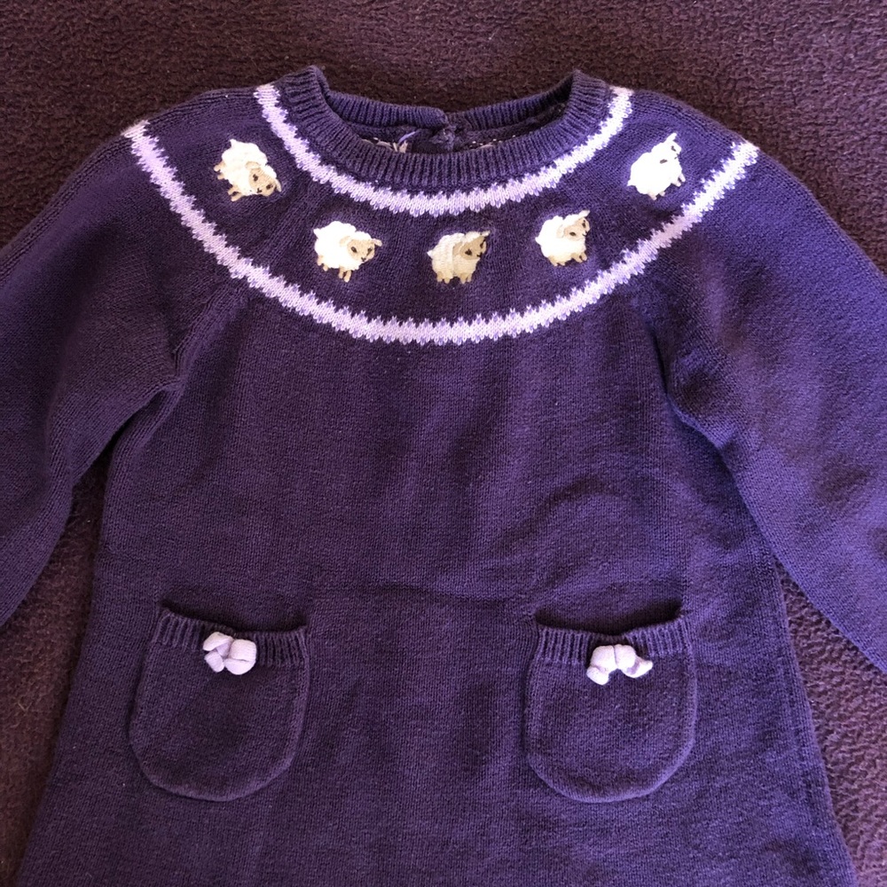 Sweater dress for baby girl